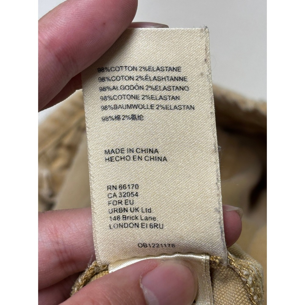 Anthropologie The Wanderer Tan Khaki Cargo Pants Articulated Knee Womens 29X27 - Picture 7 of 14